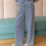 Lulu Mac Stripe Pant Navy