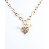 Caroline Hill Ammon Charm Necklace Gold