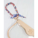 Caroline Hill Serafina Scarf Purse Chain Nvy Rd Floral