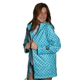 Lulu Mac Raincoat Polka Dot Blue