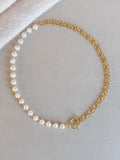 Easton Elle Loop Pearl Necklace