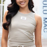 Lulu Mac Terrycloth Tank Top Sand