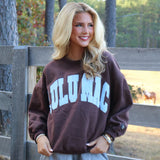 Lulu Mac Brown & Light Blue Sweatshirt