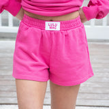 Lulu Mac Terrycloth Short Hot Pink