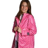 Lulu Mac Raincoat Polka Dot Pink