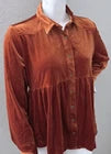 PLUS Umgee Velvet Collar Button Down Tunic Dress (various colors)
