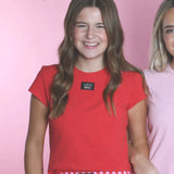 Lulu Mac Baby Doll Top Red