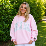 Lulu Mac Sweatshirt Light Pink White Camo