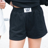 Lulu Mac Terrycloth Short Black