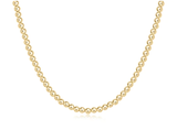 E Newton 15" Choker Classic Gold 4mm Bead