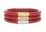BuDhaGirl Three Kings Bangles Red