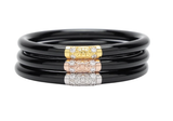 BuDhaGirl’s Three Kings All Weather Bangles Black