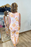 Charlie B Sleeveless Blouse Blooming
