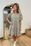 Dylan Parker Corduroy Dress Brown