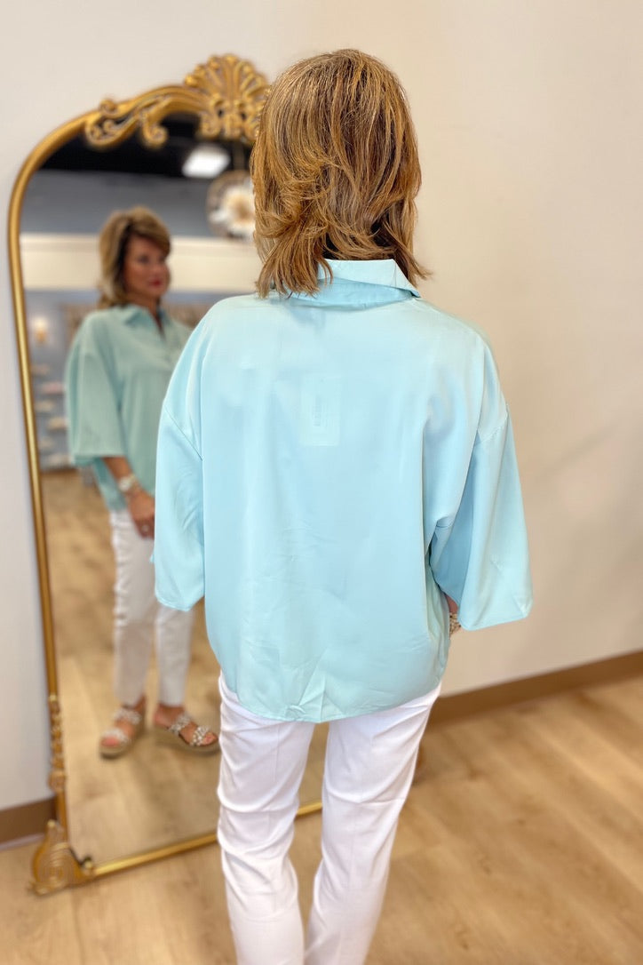 Soft Spectrum Blouse Mint