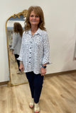 Multiples Button Front Shirt Midnight