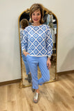 Charlie B Crochet Top Coastal