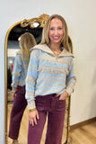 Dylan Cassidy Fringe Sweater Oatmeal