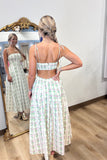 Blossom Breeze Midi Dress Cream