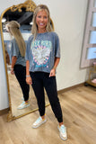 Puff Free Bird World Tour Graphic Tee Denim
