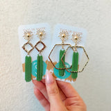 Taylor Shaye Green Sally Drop Earrings