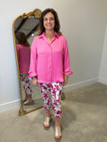 Renuar Woven Capri Printed Orchid