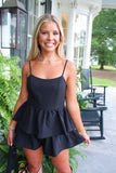 Cocktail Romper Black