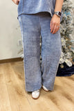Umgee Small Town Chic 2 Piece Pant Set Denim