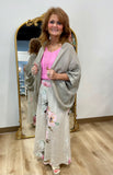 Tempo Paris Cocoon Linen Jacket Taupe