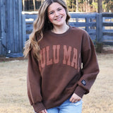 Lulu Mac Sweatshirt Brown Mono