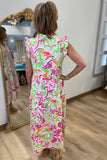Mud Pie Adair Tiered Maxi Dress Pink