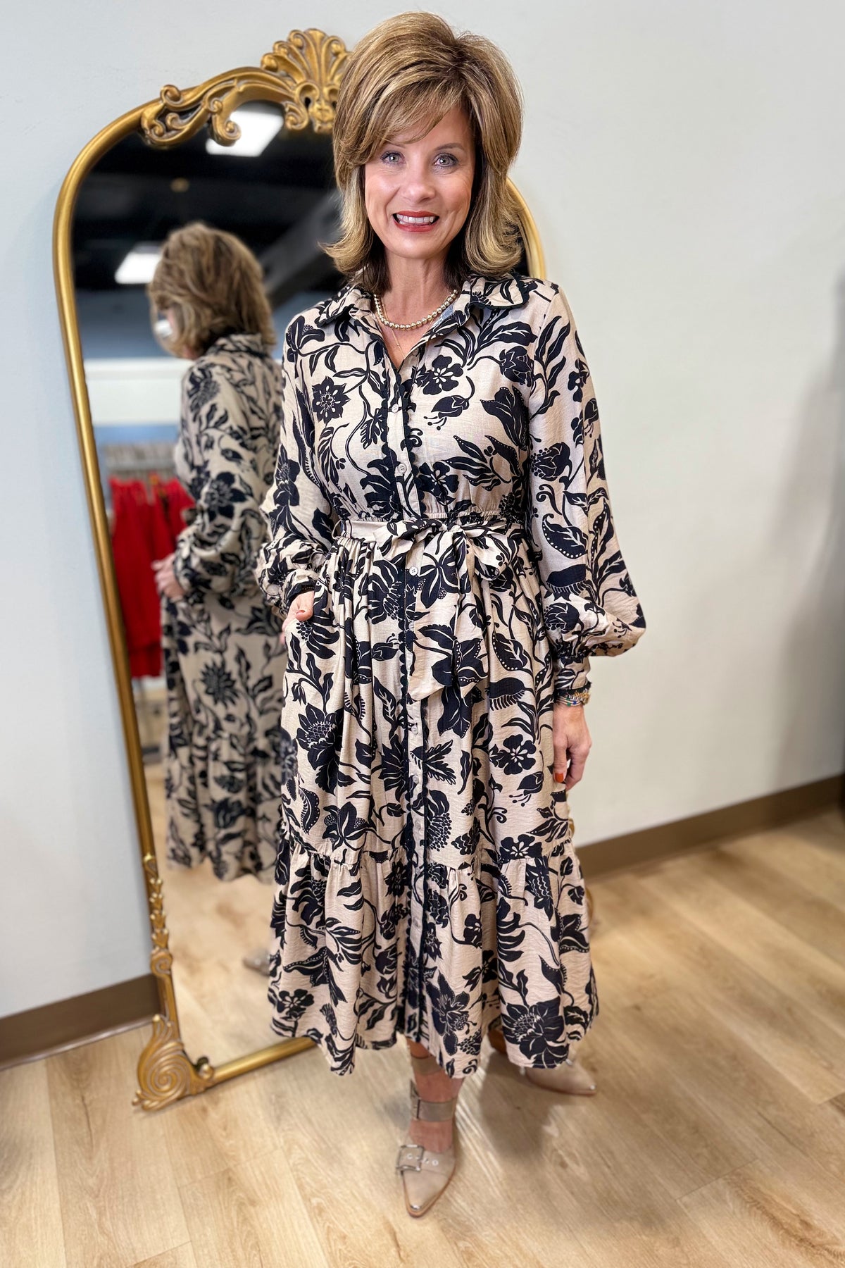 Moonlight Floral Dress