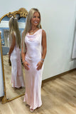 Glamour Grandeur Cowl Neck Maxi Dress