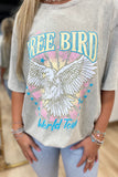 Puff Free Bird World Tour Tee Mocha