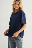 Joh Rackel Knit Tee Navy