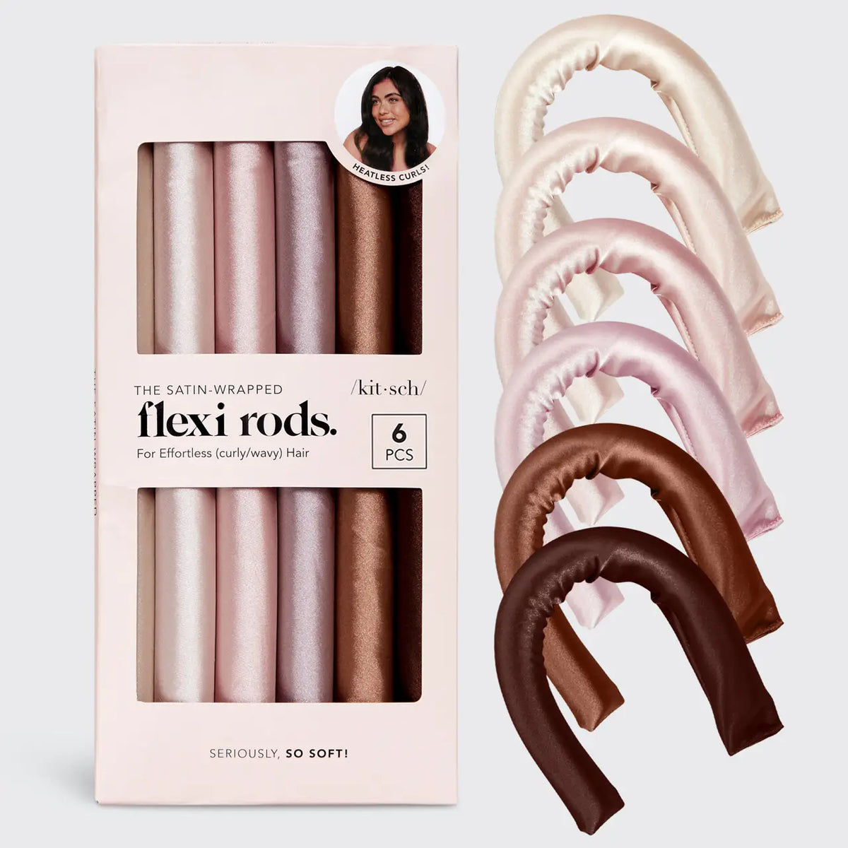 Satin Wrapped Flexi Rods 6 PCS