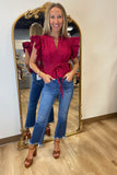 Bordeaux Breeze Blouse