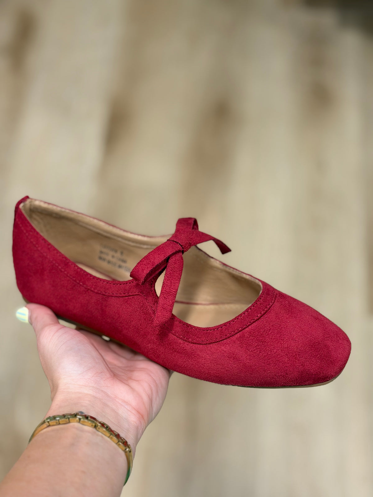 Corkys Layover Ballet Flats Red