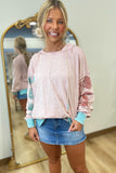 By the Sea Hoodie Antique Rose