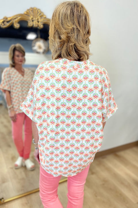 Flower Pop Top Cream