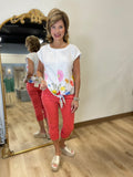 Charlie B Snap Cuff Pant Fiesta