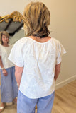 Dylan Talia Top White