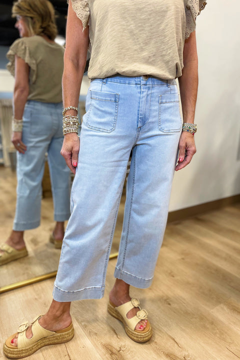 Renuar Bleach Washed Pant