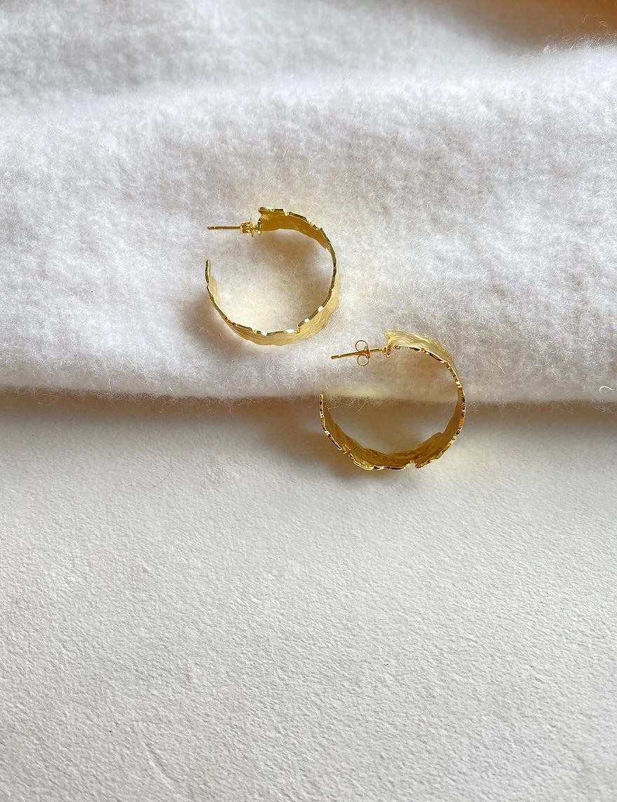 Easton Elle Plated Hoops