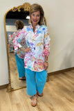 Renuar Woven Floral Blouse