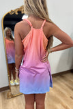 Cozumel Sporty Romper Dress Sunset