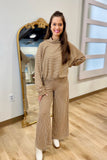 Travel Ready 2 Piece Pant Set Camel