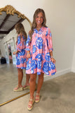 Umgee It's Blooming Dress Pink