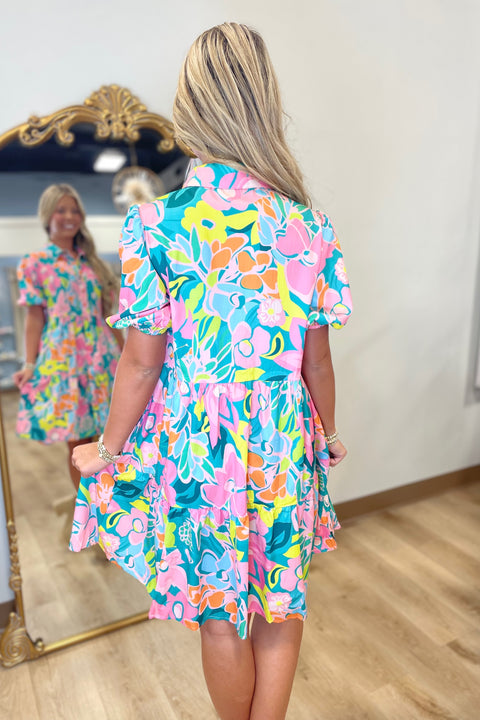Forever Floral Dress Multi
