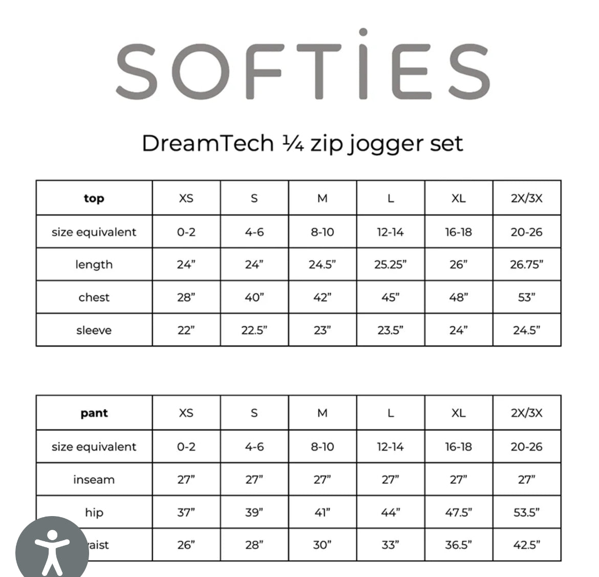Softies Dream Tech 1/4 Zip Jogger Set Coco